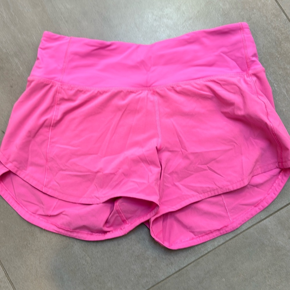 Lululemon pink shorts